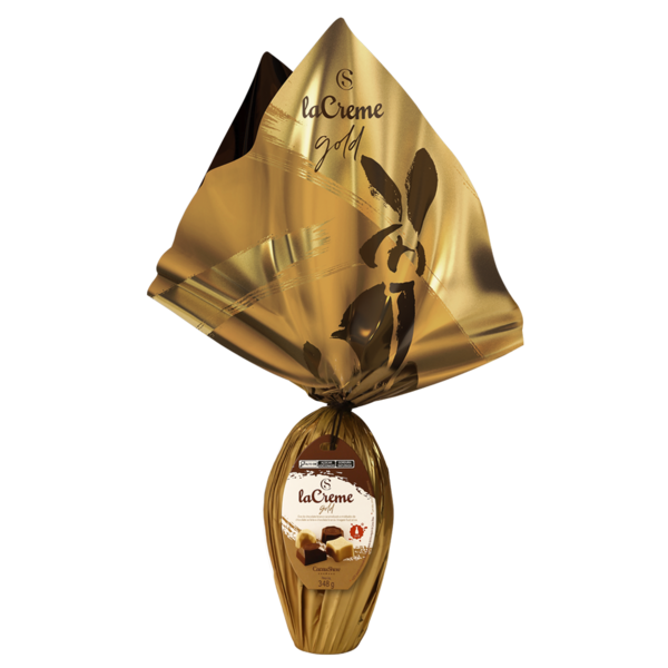 Ovo de Páscoa laCreme Gold Branco 348g